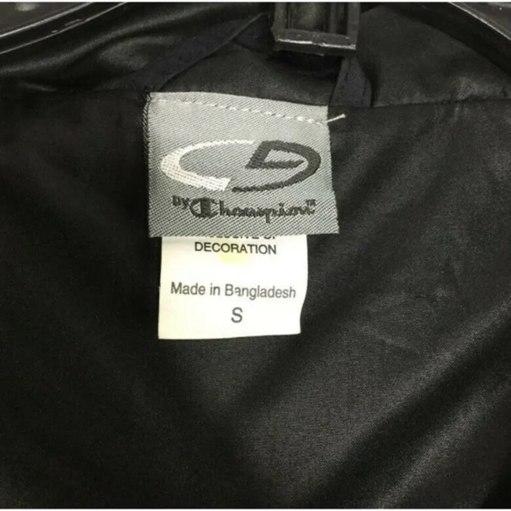 Champion C9 Men's 3-in-1 Jacket Wind Water Resistant Hoodie Black Size Small - Picture 10 of 10